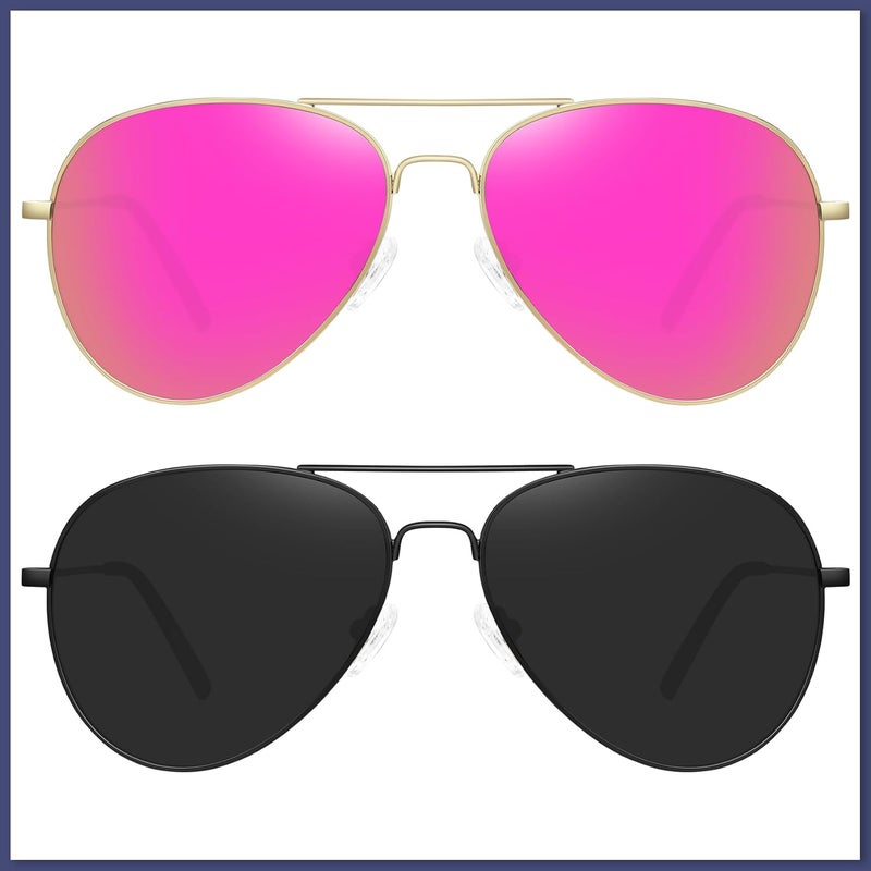 WOWSUN Classic Polarized Aviator Sunglasses for Women Men - Image 5